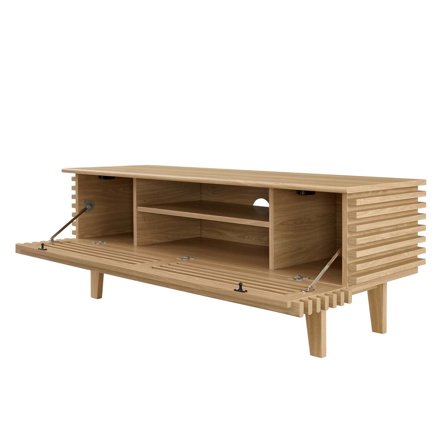 Render 46" TV Stand, Wood, Brown Oak, 18183