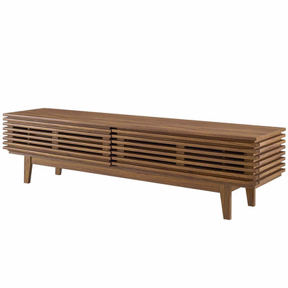 Render 71" TV Stand, Wood, Natural Walnut Brown, 17997