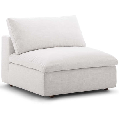 Commix Down Filled Overstuffed 3 Piece Sectional Sofa Set, Fabric, Beige 15722