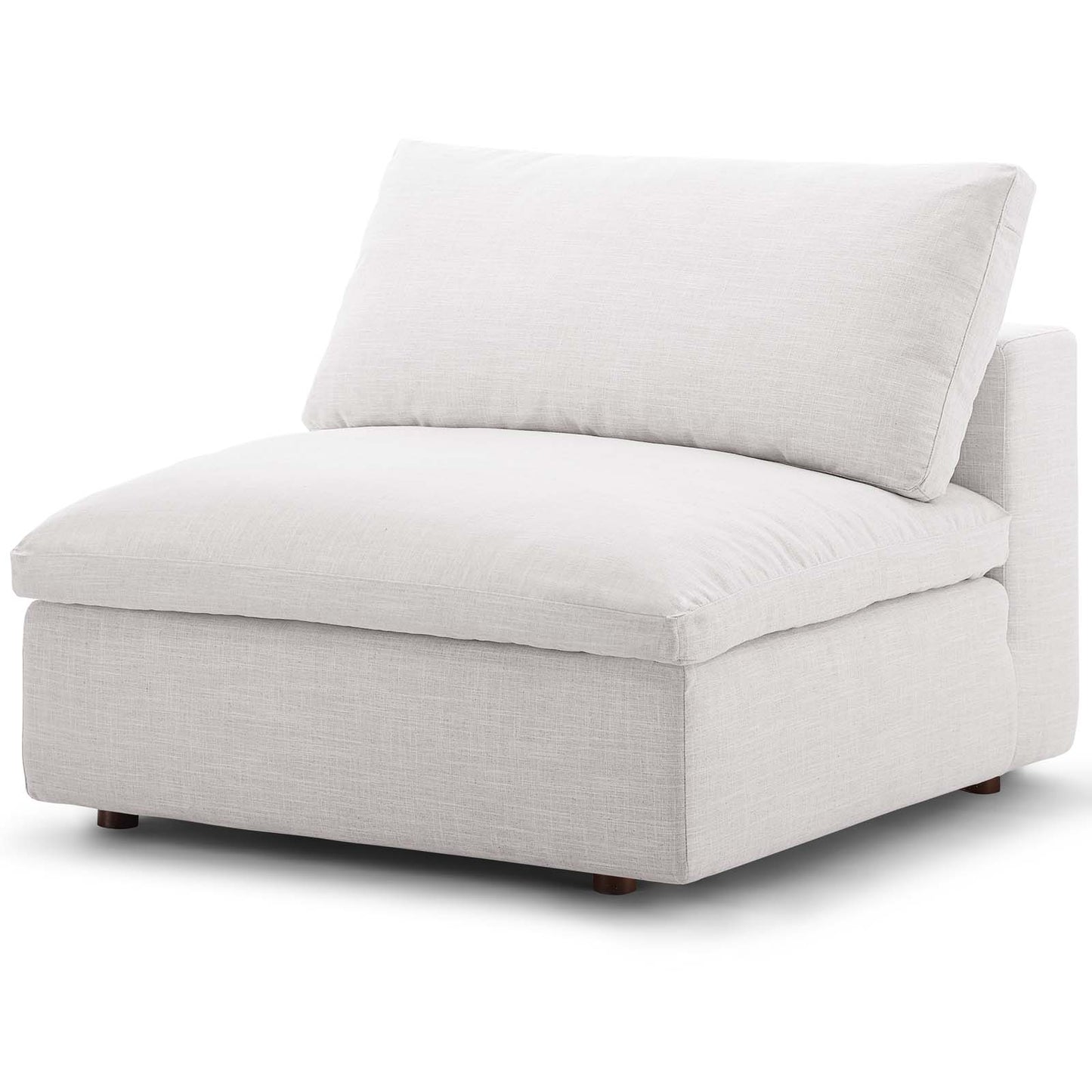 Commix Down Filled Overstuffed 6 Piece Sectional Sofa Set, Fabric, Beige, 17311