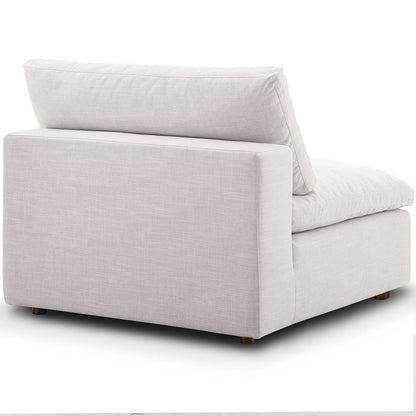 Commix Down Filled Overstuffed 6 Piece Sectional Sofa Set, Fabric, Beige, 17311
