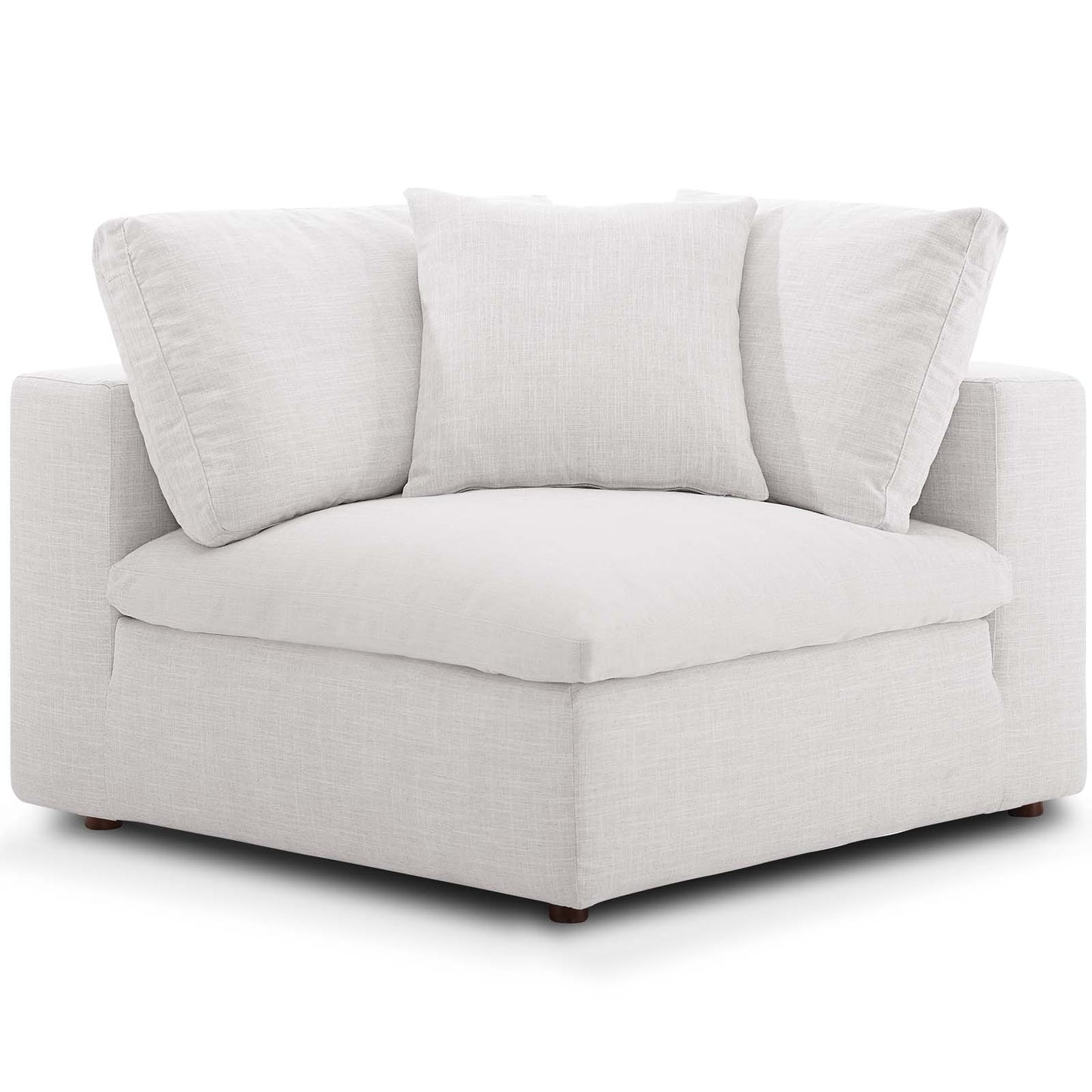 Commix Down Filled Overstuffed 6 Piece Sectional Sofa Set, Fabric, Beige, 17311
