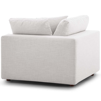 Commix Down Filled Overstuffed 6 Piece Sectional Sofa Set, Fabric, Beige, 17311