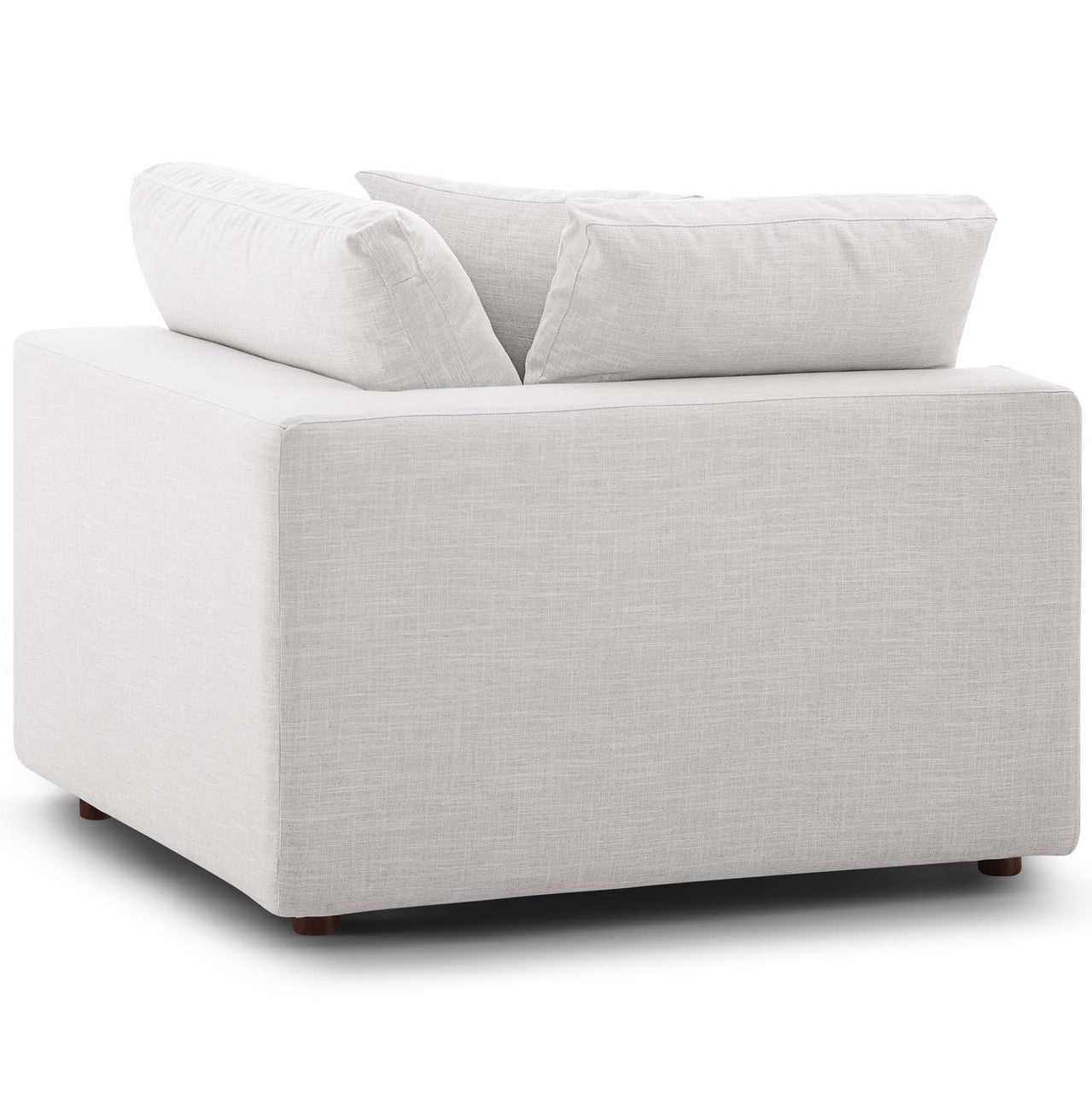 Commix Down Filled Overstuffed 8 Piece Sectional Sofa Set, Fabric, Beige 15758