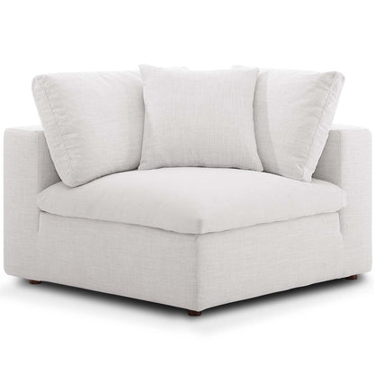 Commix Down Filled Overstuffed 7 Piece Sectional Sofa Set, Fabric, Beige, 17314