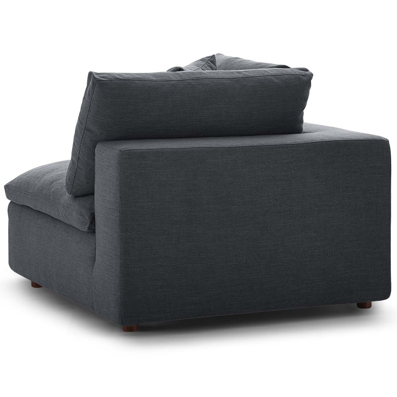 Commix Down Filled Overstuffed 7 Piece Sectional Sofa Set, Fabric, Grey Gray 15763