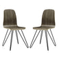 Drift Dining Side Chair Set of 2, Wood, Brown 15244