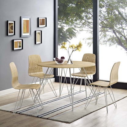 Drift Dining Side Chair Set of 4, Wood, Natural 15245