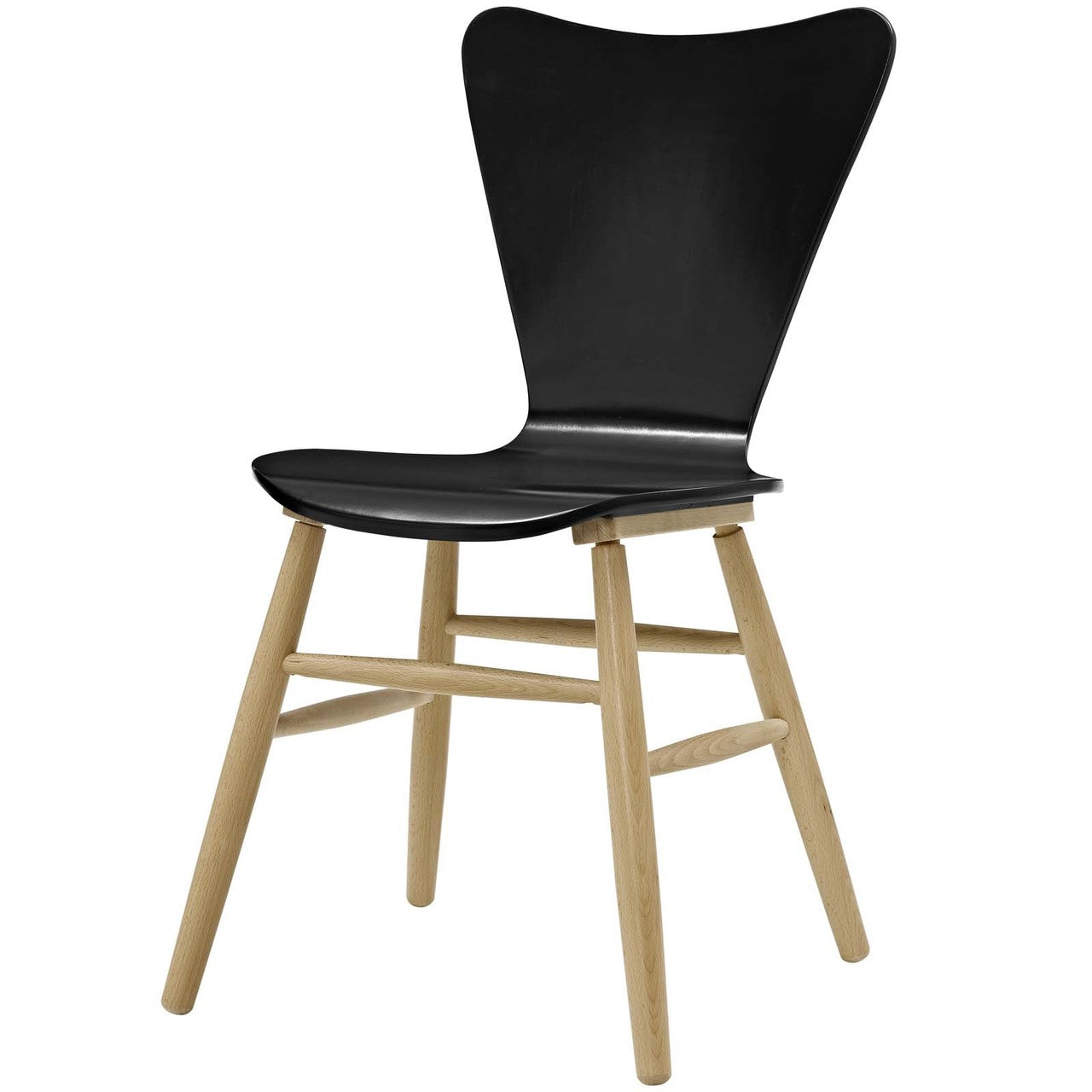 Cascade Dining Chair Set of 4, Wood, Black 15247