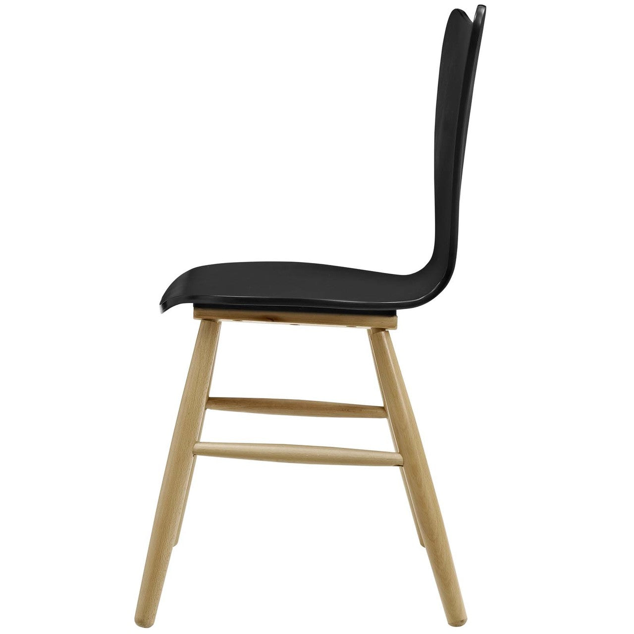 Cascade Dining Chair Set of 4, Wood, Black 15247
