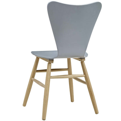 Cascade Dining Chair Set of 4, Wood, Grey Gray 15248