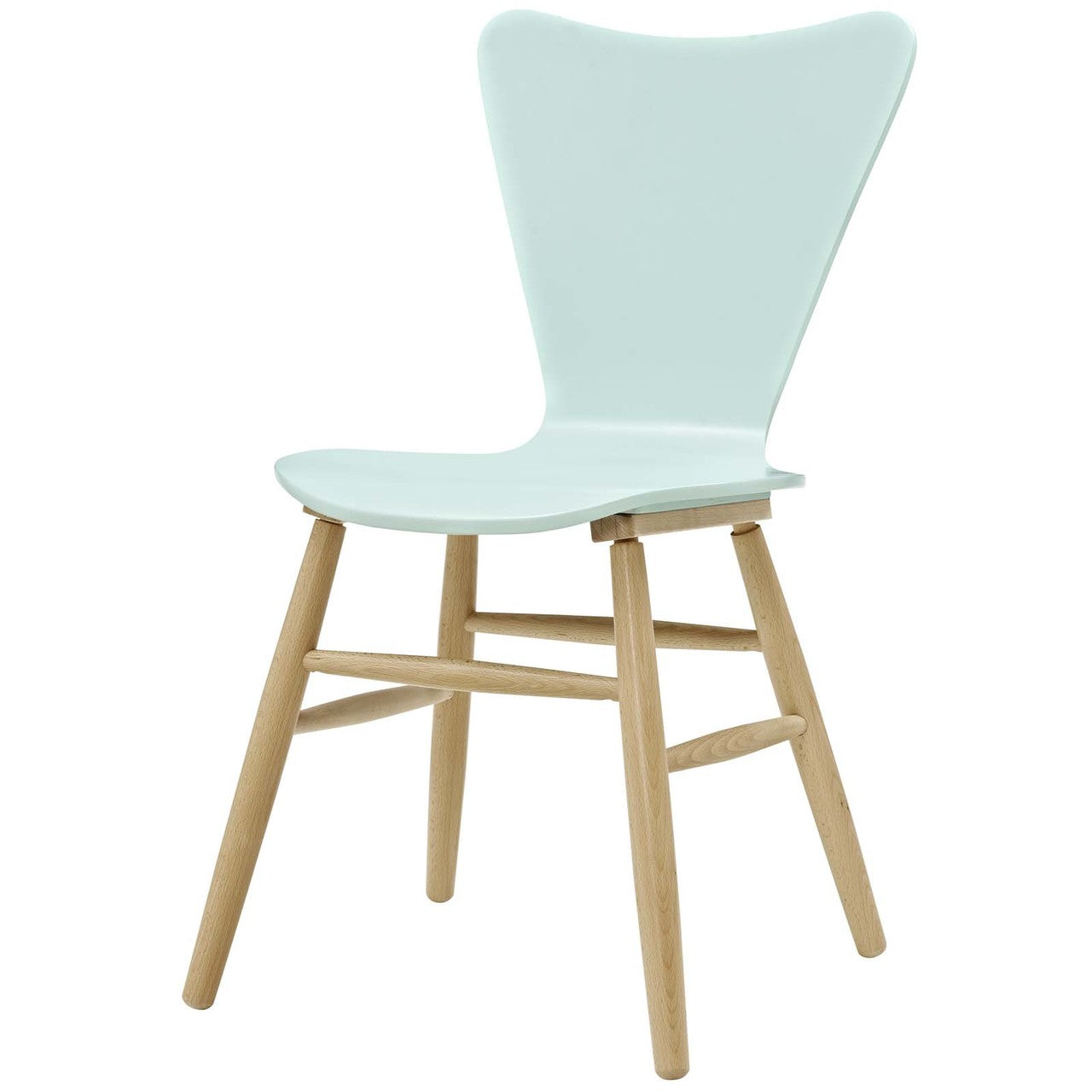 Cascade Dining Chair Set of 4, Wood, Light Blue 15249