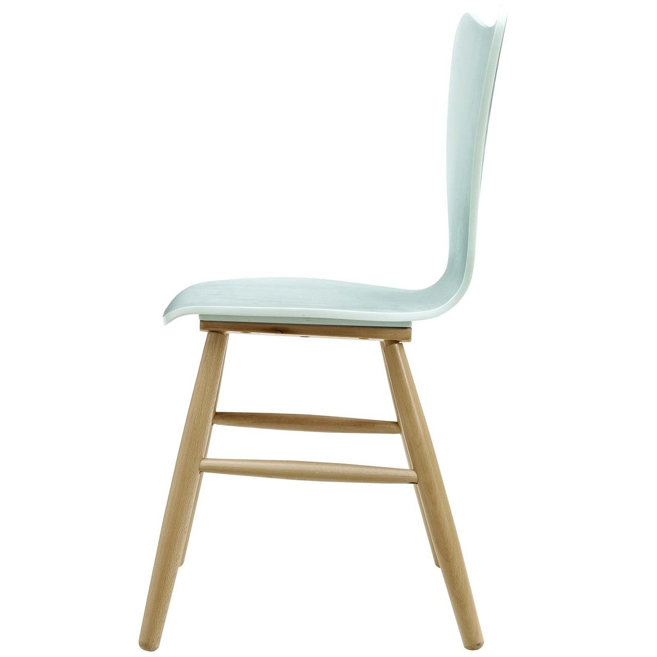 Cascade Dining Chair Set of 4, Wood, Light Blue 15249