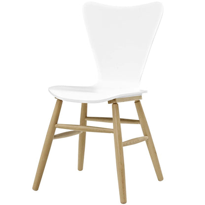 Cascade Dining Chair Set of 4, Wood, White 15251
