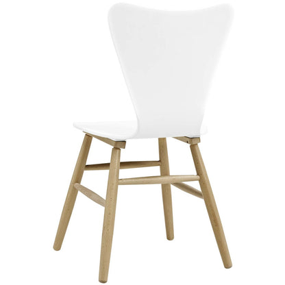 Cascade Dining Chair Set of 4, Wood, White 15251