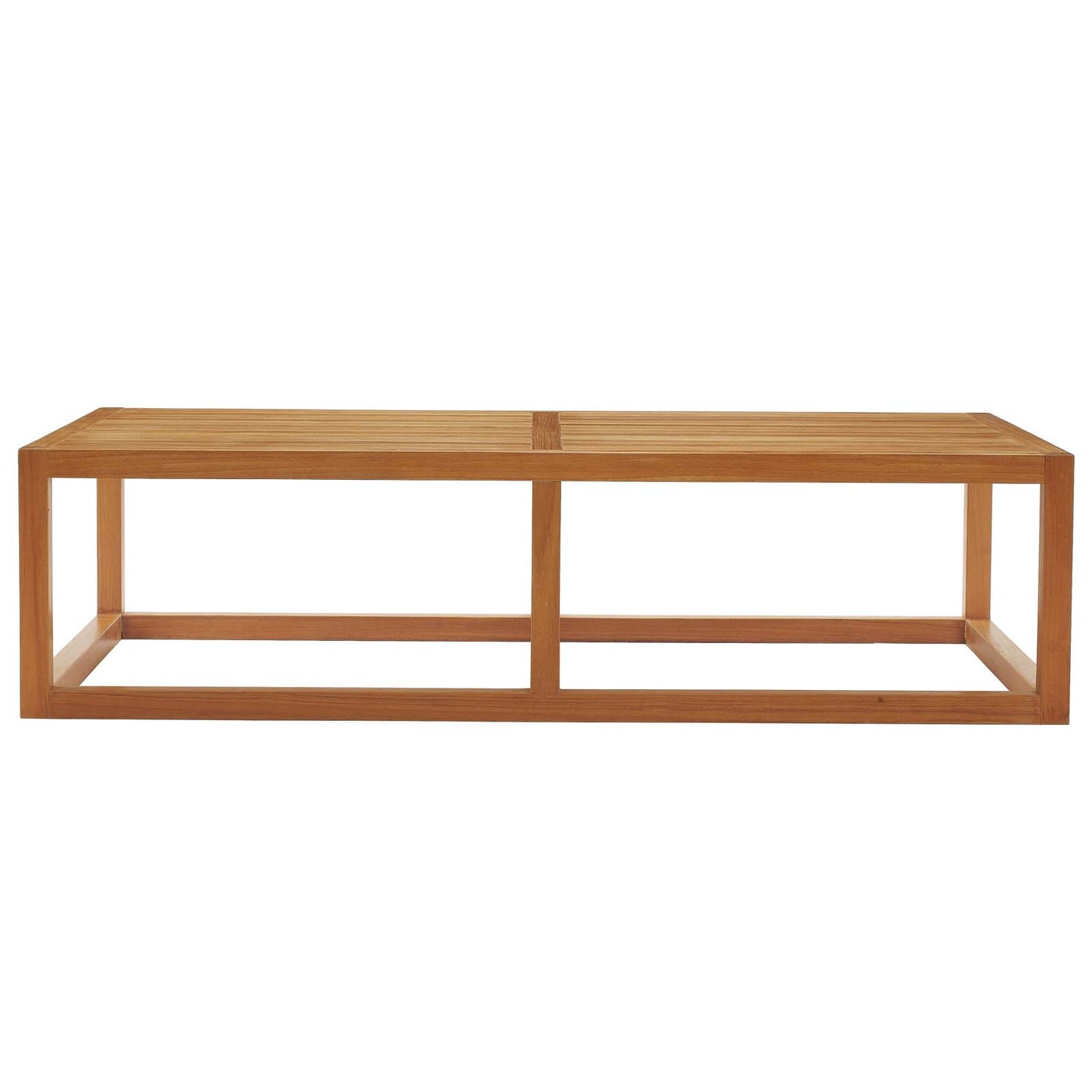 Newbury Outdoor Patio Premium Grade A Teak Wood Coffee Table, Wood, Natural, 17818