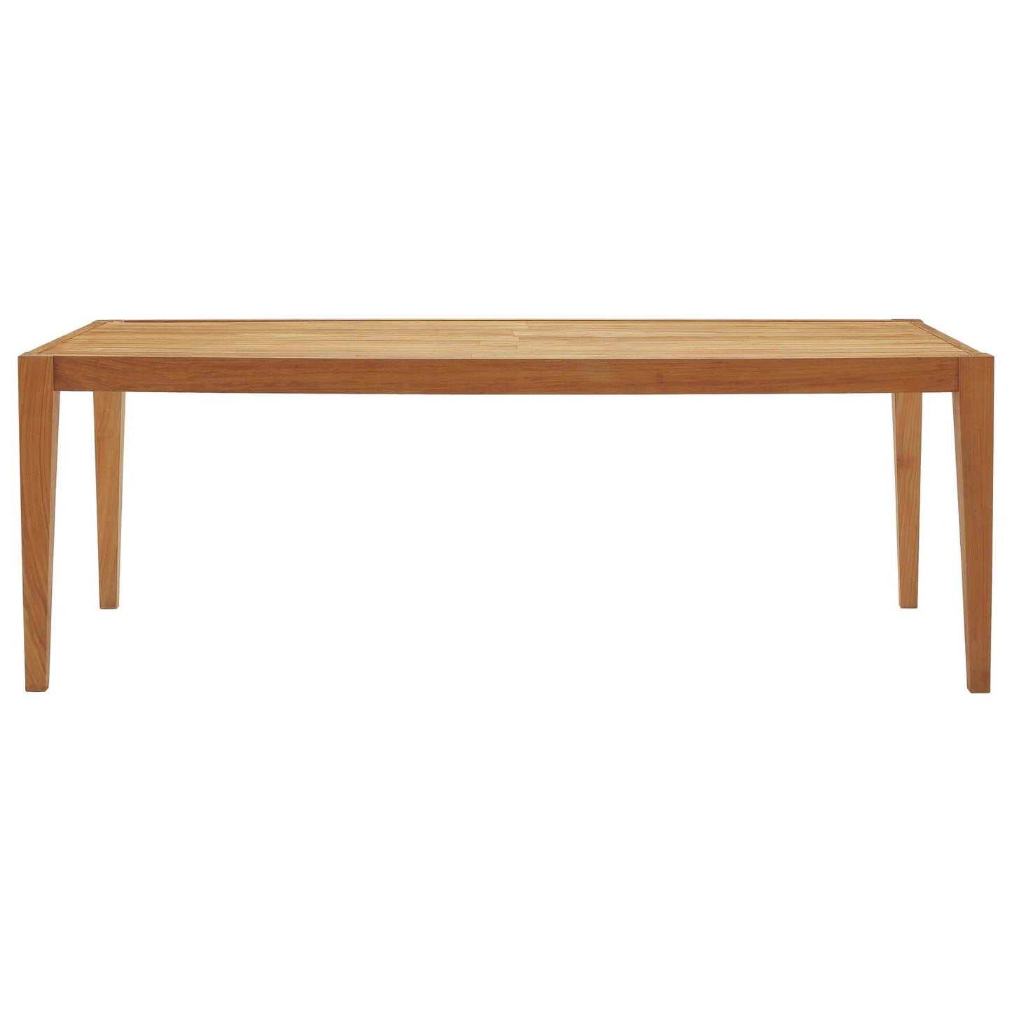Northlake 85" Outdoor Patio Premium Grade A Teak Wood Dining Table, Wood, Natural, 17824