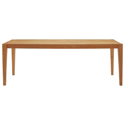 Northlake 85" Outdoor Patio Premium Grade A Teak Wood Dining Table, Wood, Natural, 17824
