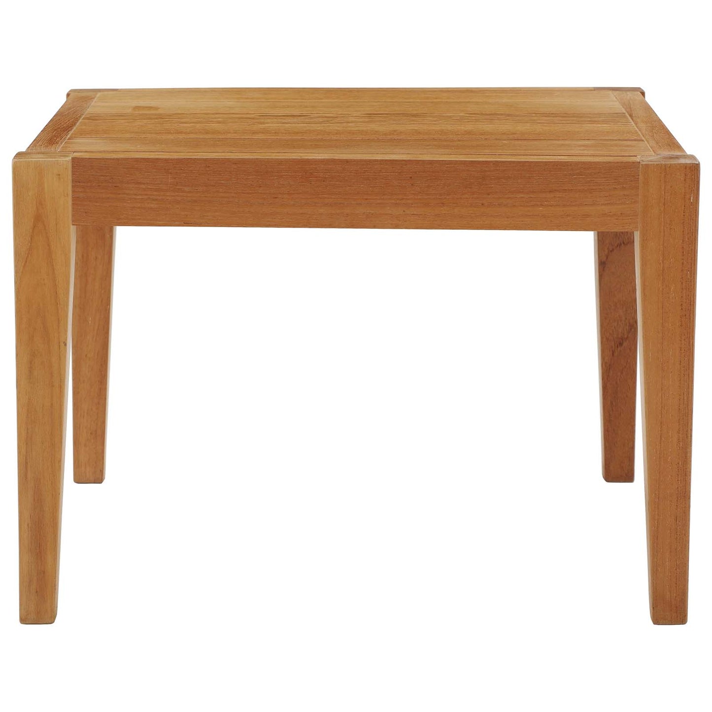 Northlake Outdoor Patio Premium Grade A Teak Wood Side Table, Wood, Natural, 17825