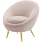 Circuit Performance Velvet Accent Chair, Velvet Fabric Metal Steel, Pink, 17426