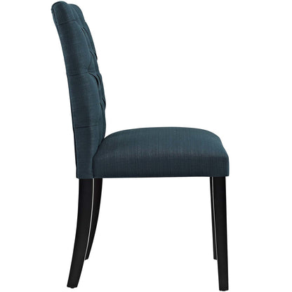 Duchess Dining Chair Fabric Set of 2, Fabric, Navy Blue 15808