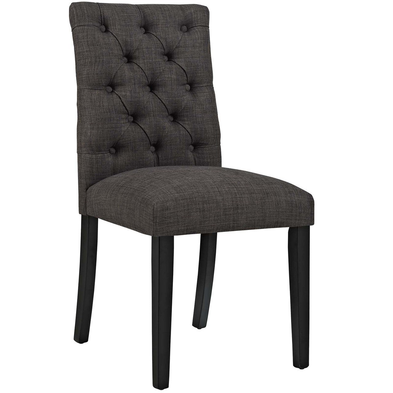 Duchess Dining Chair Fabric Set of 2, Fabric, Brown 15425