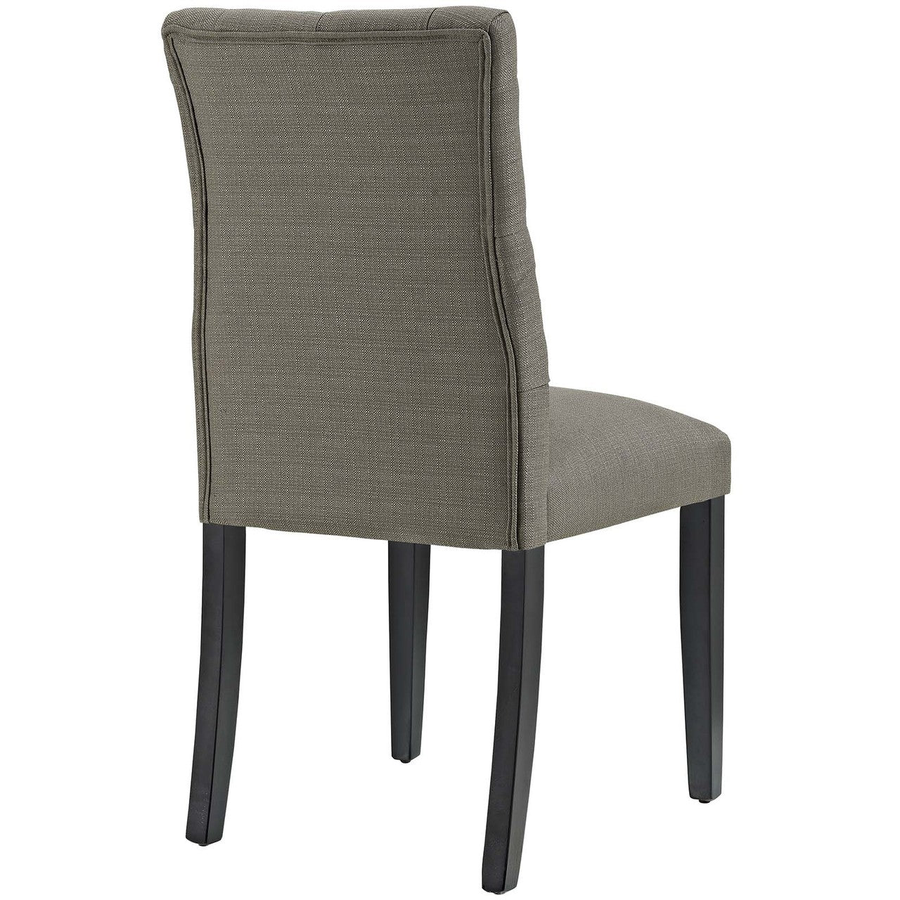Duchess Dining Chair Fabric Set of 2, Fabric, Grey Gray 15426