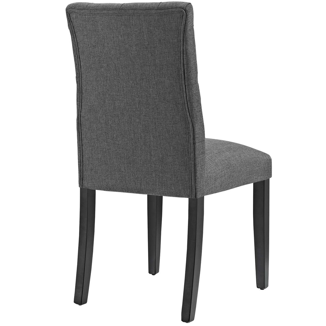 Duchess Dining Chair Fabric Set of 2, Fabric, Grey Gray 15428