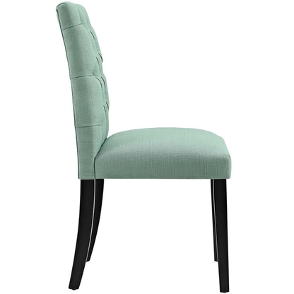 Duchess Dining Chair Fabric Set of 2, Fabric, Blue 15429