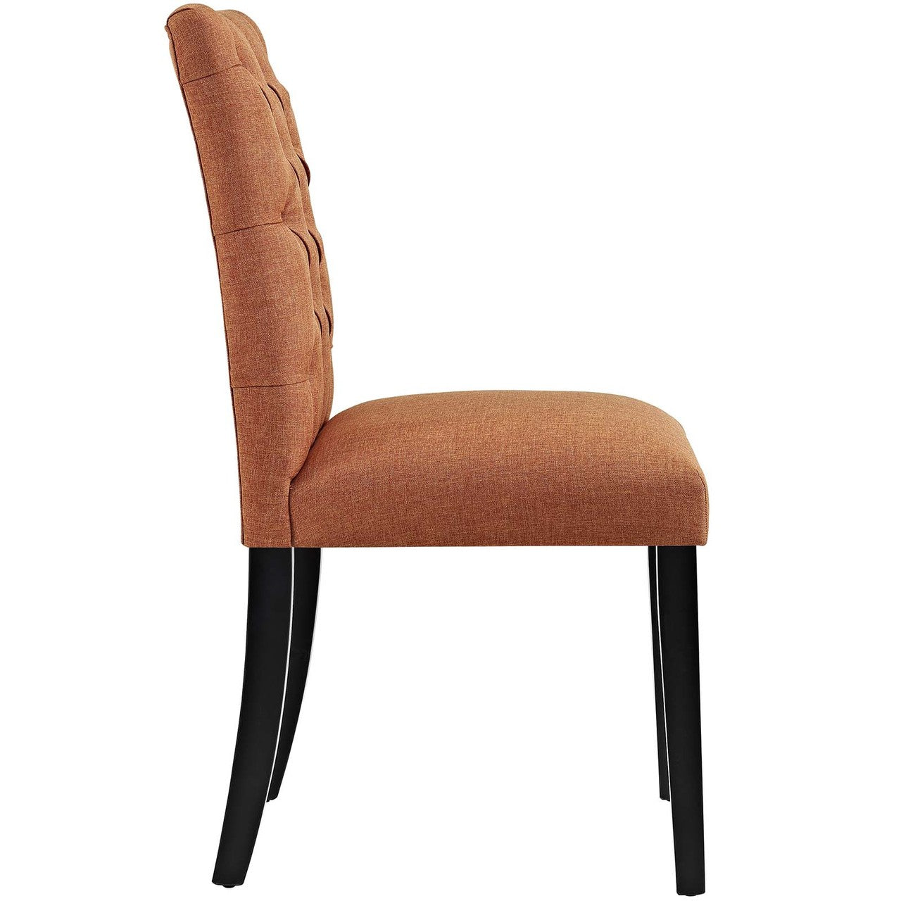 Duchess Dining Chair Fabric Set of 2, Fabric, Orange 15431