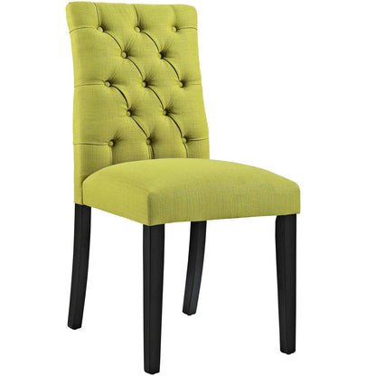 Duchess Dining Chair Fabric Set of 2, Fabric, Green 15433
