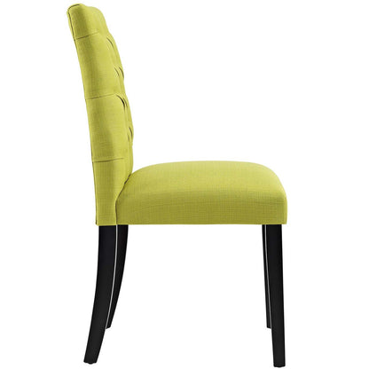 Duchess Dining Chair Fabric Set of 2, Fabric, Green 15433
