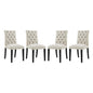 Duchess Dining Chair Fabric Set of 4, Fabric, Beige 15809