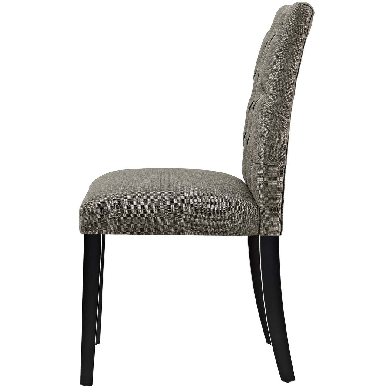 Duchess Dining Chair Fabric Set of 4, Fabric, Grey Gray 15811