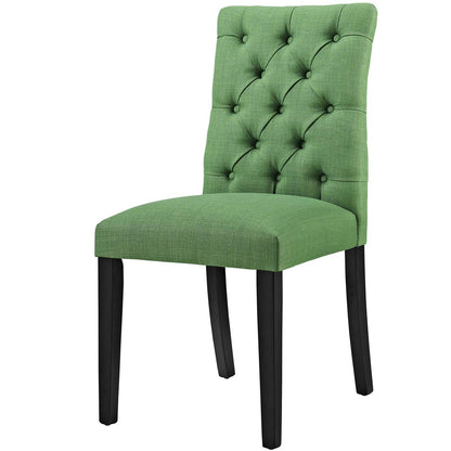 Duchess Dining Chair Fabric Set of 4, Fabric, Green 15812