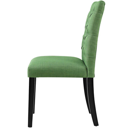 Duchess Dining Chair Fabric Set of 4, Fabric, Green 15812