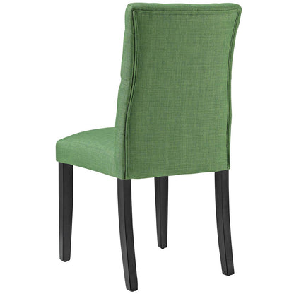 Duchess Dining Chair Fabric Set of 4, Fabric, Green 15812