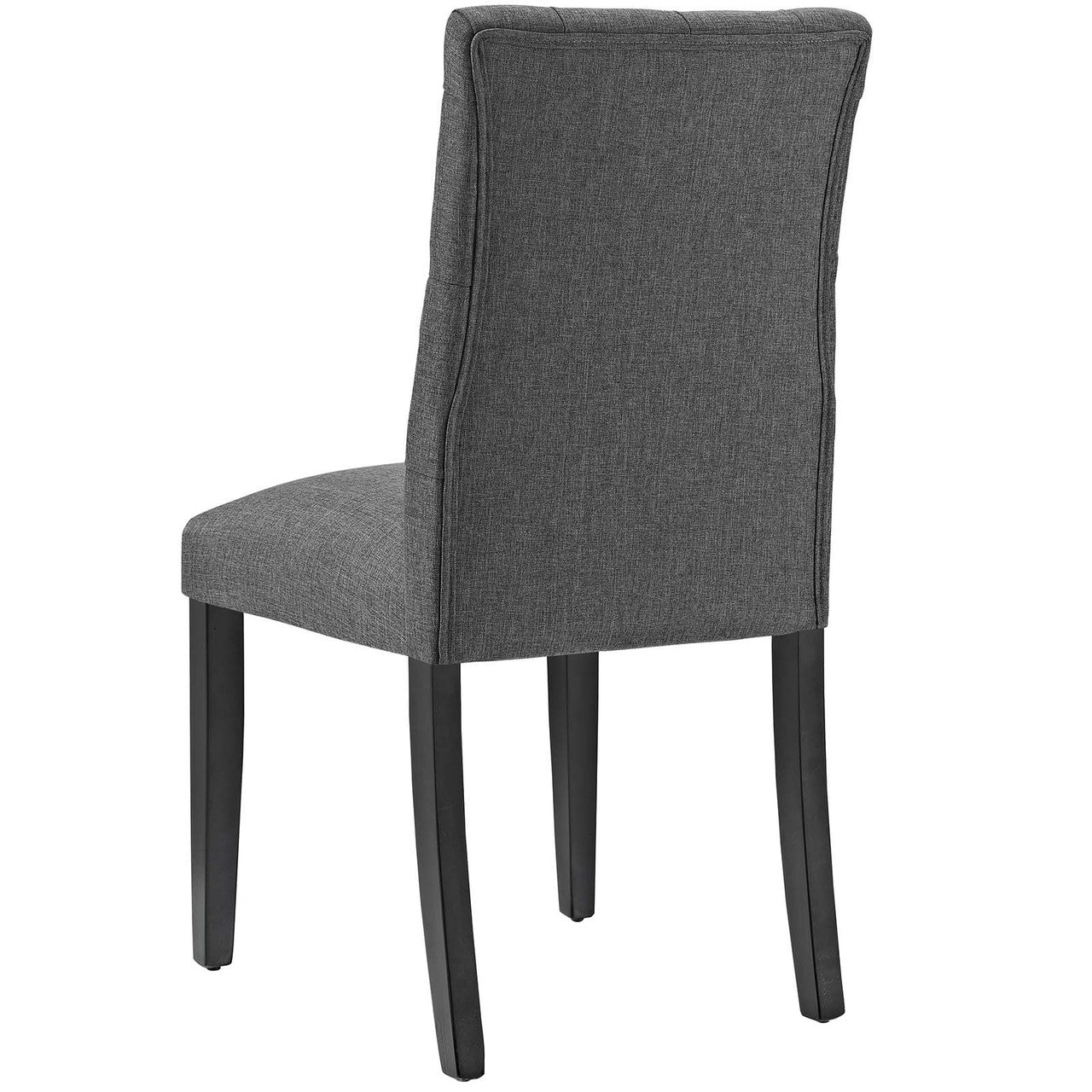 Duchess Dining Chair Fabric Set of 4, Fabric, Grey Gray 15813