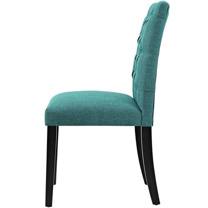Duchess Dining Chair Fabric Set of 4, Fabric, Aqua Blue 15817