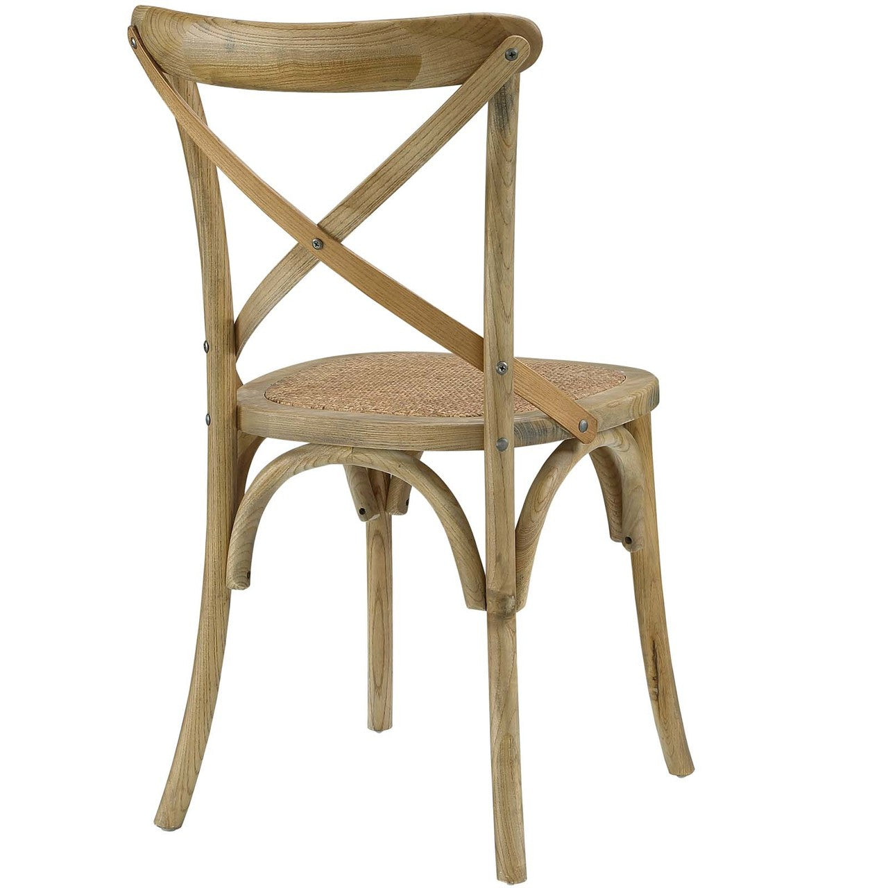 Gear Dining Side Chair Set of 4, Wood, Natural 15454