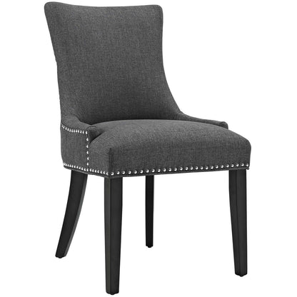 Marquis Dining Chair Fabric Set of 4, Fabric, Grey Gray 15828