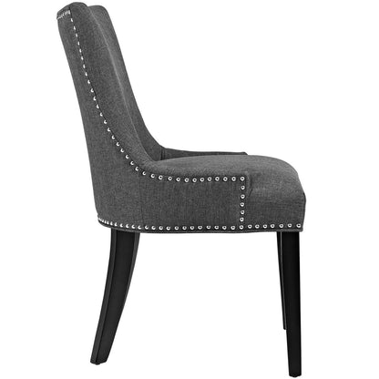 Marquis Dining Chair Fabric Set of 4, Fabric, Grey Gray 15828