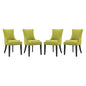 Marquis Dining Chair Fabric Set of 4, Fabric, Green 15833