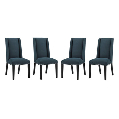 Baron Dining Chair Fabric Set of 4, Fabric, Navy Blue 15838