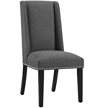 Baron Dining Chair Fabric Set of 4, Fabric, Grey Gray 15843