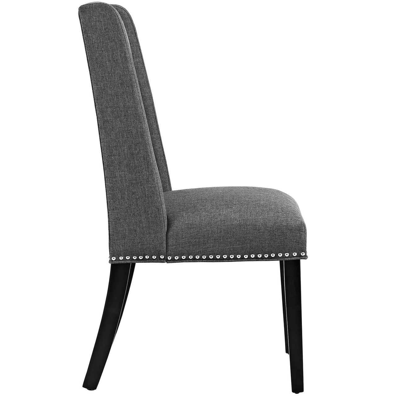 Baron Dining Chair Fabric Set of 4, Fabric, Grey Gray 15843