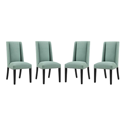 Baron Dining Chair Fabric Set of 4, Fabric, Blue 15844