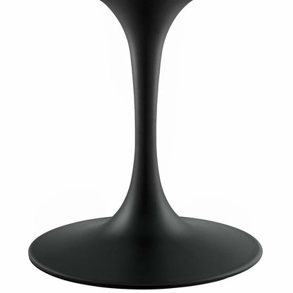 Lippa 78" Oval Artificial Marble Dining Table, Stone Metal Steel, Black White, 17495