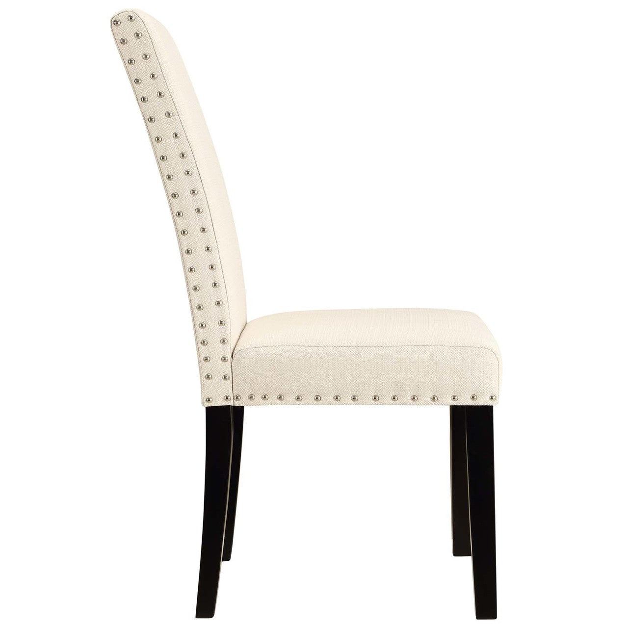 Parcel Dining Side Chair Fabric Set of 4, Fabric, Beige 15475