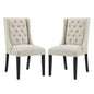Baronet Dining Chair Fabric Set of 2, Fabric, Beige 15864